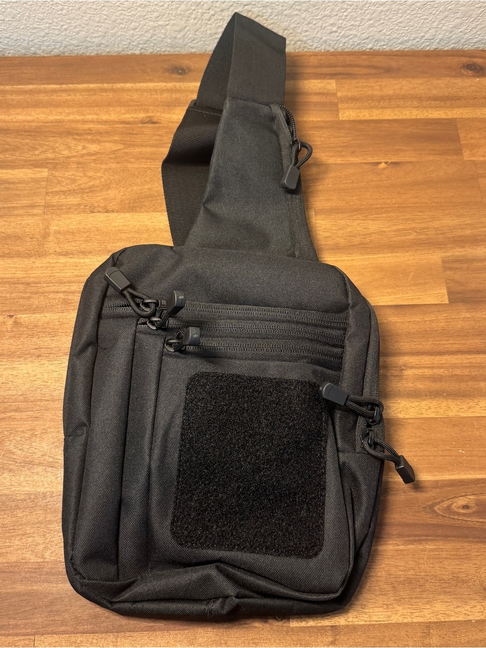 Black Men’s Sling Crossbody Bag - Tactical Everyday Carry